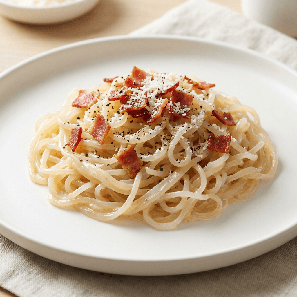 Konjac Carbonara