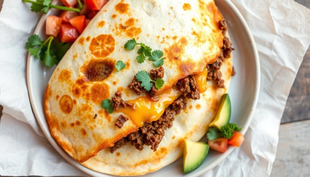 Beef quesadilla