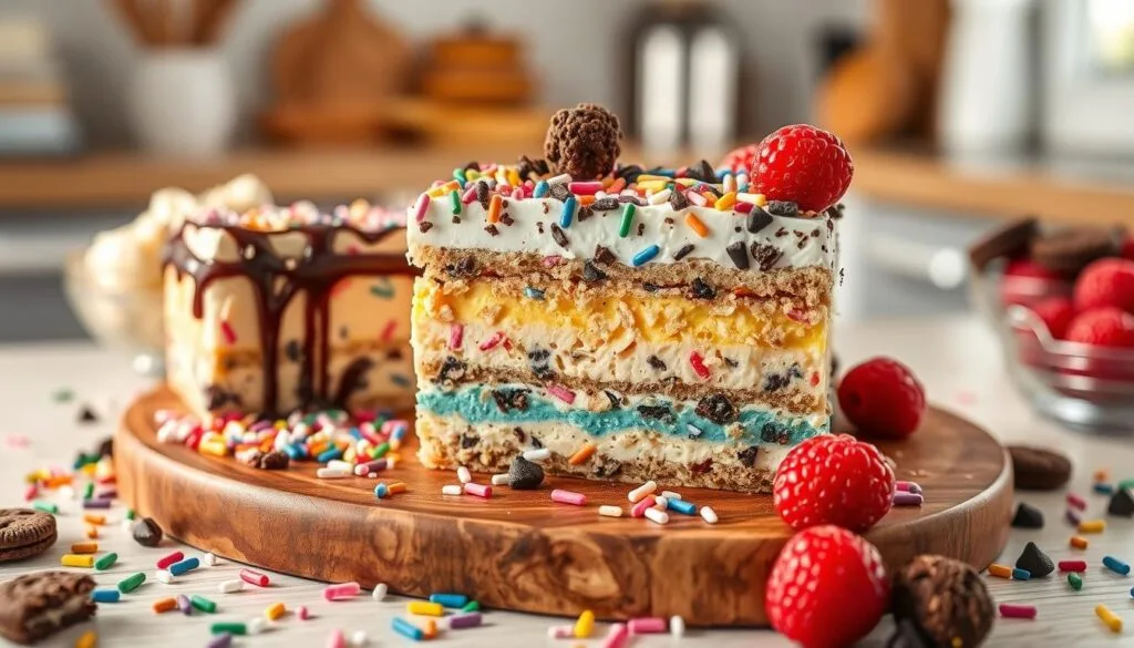 no bake birthday cake bars recipe
