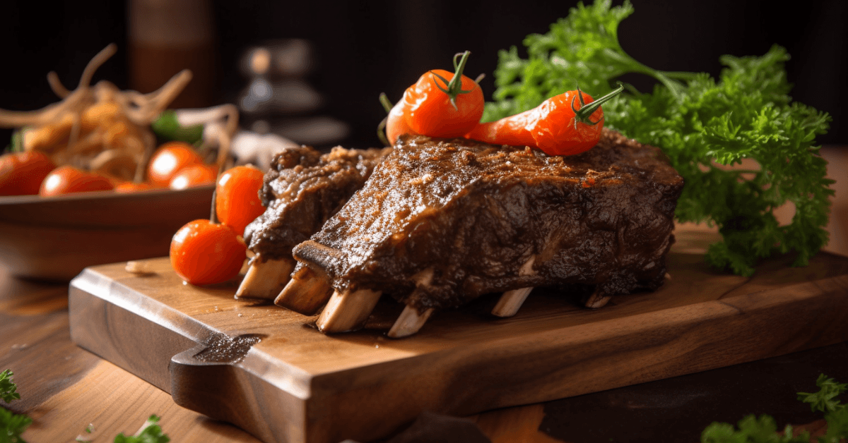 cooking beef short ribs recipe seasoned with oxtail seasoning