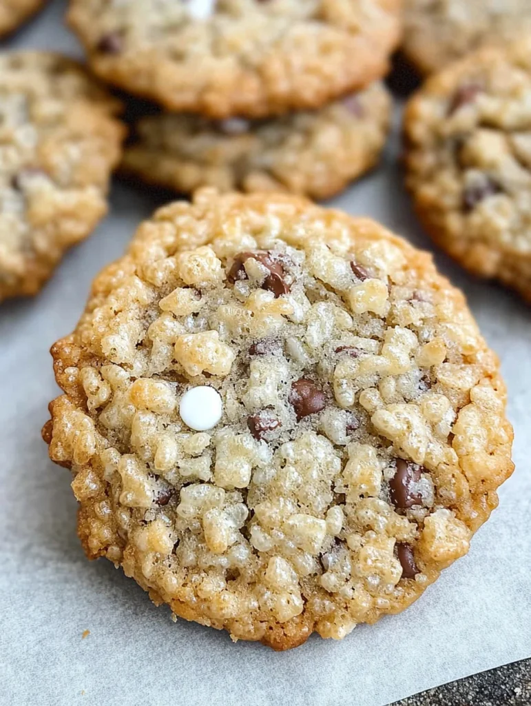 Rice Krispie Chocolate Chip Cookies
