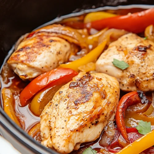 chicken peppers onions recipe