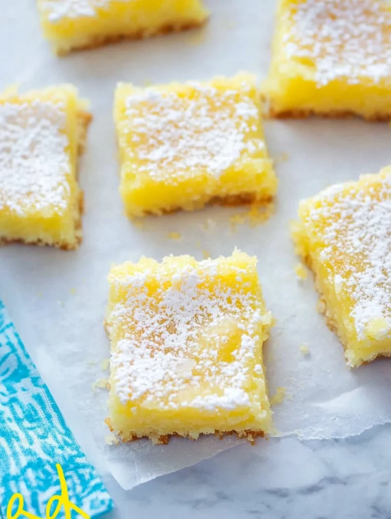 lemon bars recipe with cake mix
