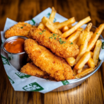 chicken tenders and fries