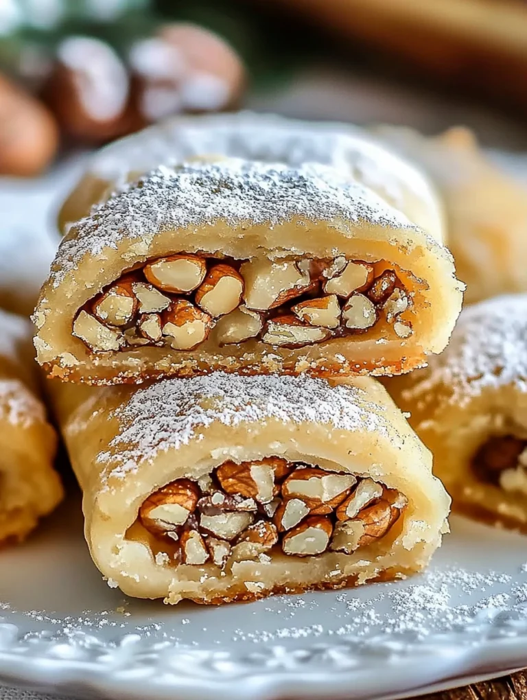 Italian Nut Roll Cookies