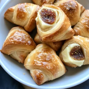 Fig and Brie crescent Rolls