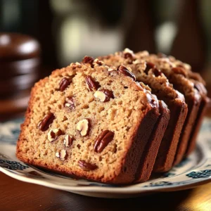 Apple Bread with Cinnamon Pecan Crunch