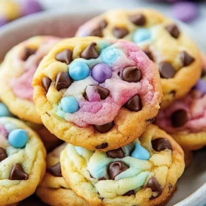 Easter Chocolate Chip Cookies