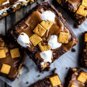 Super Simple S'mores Brownies