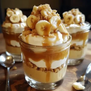 Caramel Banana Pudding