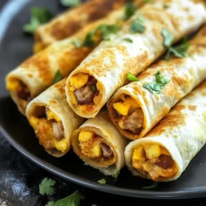 Breakfast Taquitos