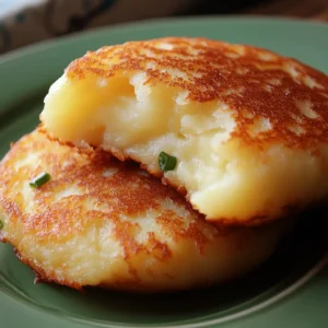 Cheesy potato pancakes