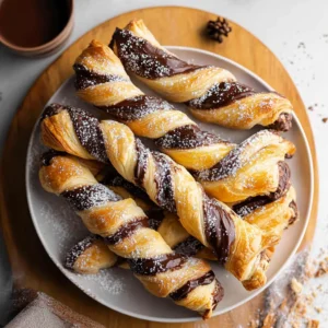 Puff Pastry Nutella Twists