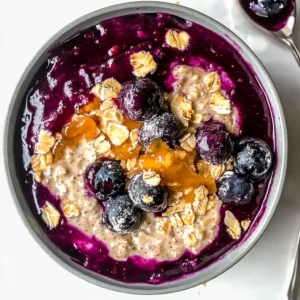 Blueberry Pie Overnight Oats