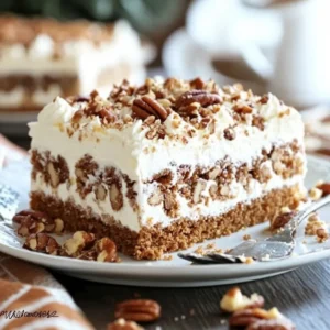 Butter Pecan Praline Poke Cake