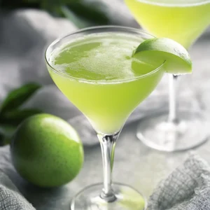 Green Apple Soda with Homemade Juice