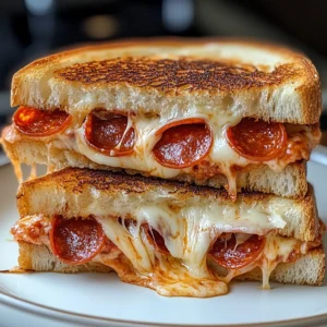 Pepperoni Pizza Grilled Cheese