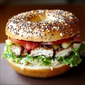 California BLT Chopped Bagel