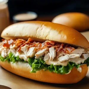 Chopped Chicken Bacon Ranch Sub