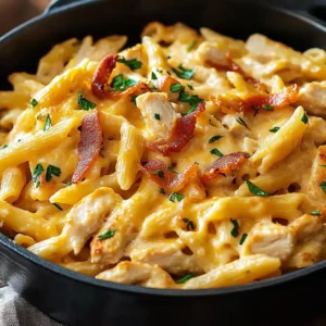 Cheesy Crack Chicken Pasta